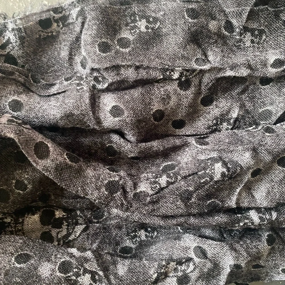 John Varvatos Black and Gray Scarf - Picture 6 of 9